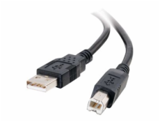 C2G 6.6ft USB A to USB B Cable - USB A to B Cable - USB 2.0 - Black - M/M - Kabel USB - USB (M) do USB typ B (M) - USB 2.0 - 2 m - černá