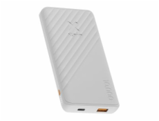 xtorm Go2 XG2100 - Power banka - 10000 mAh - 15 Watt - Fast Charge - 2 výstupní konektory (USB, 24 pin USB-C) - bílá
