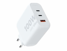 xtorm XEC100 - Síťový adaptér - GaN2 Ultra - 100 Watt - PD, Quick Charge 3.0 - 3 výstupní konektory (USB, 2 x USB-C)