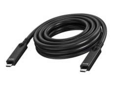 Vision - USB kabel - 24 pin USB-C (M) do 24 pin USB-C (M) - USB 3.2 Gen 1 / DisplayPort 2.1 - 3 A - 7 m - Active Optical Cable (AOC), USB Power Delivery (60W), podpora 4K60Hz - černá