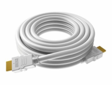 VISION Techconnect - Vysoká rychlost - kabel HDMI s ethernetem - HDMI s piny (male) do HDMI s piny (male) - 5 m - bílá - podpora 4K30Hz