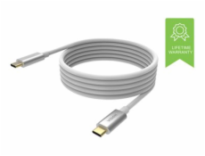 Vision - USB kabel - 24 pin USB-C (M) do 24 pin USB-C (M) - USB 3.1 Gen 1 - 3 A - 4 m - bílá