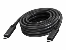 Vision - USB kabel - 24 pin USB-C (M) do 24 pin USB-C (M) - USB 3.2 Gen 1 / DisplayPort 2.1 - 3 A - 10 m - Active Optical Cable (AOC), USB Power Delivery (60W), podpora 4K60Hz - černá