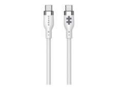 HyperJuice - USB kabel - 24 pin USB-C (M) do 24 pin USB-C (M) - USB 2.0 - 1.5 m - USB Power Delivery (60W), technologie Extended Power Range (EPR) - bílá