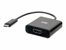 C2G 4K USB C to HDMI Adapter - 4K 60Hz - Video adaptér - 24 pin USB-C s piny (male) do HDMI se zdířkami (female) - černá - podporuje 4K