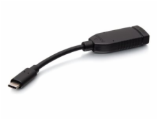 C2G USB C to HDMI Adapter - USB C to HDMI Dongle - 4K 60Hz - M/M - Video adaptér - 24 pin USB-C s piny (male) do HDMI se zdířkami (female) - 16.4 cm - černá - podpora 4K60Hz