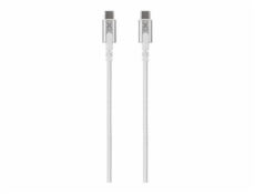 xtorm Original - USB kabel - 24 pin USB-C (M) do 24 pin USB-C (M) - 2 m - technologie Extended Power Range (EPR), napájení USB (240 W), braided cable - bílá