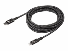 xtorm - Kabel Lightning - 24 pin USB-C s piny (male) do Lightning s piny (male) - 3 m - bílá