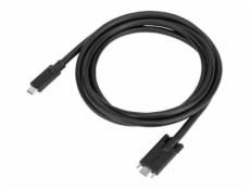 Targus - USB kabel - 24 pin USB-C (M) do 24 pin USB-C (M) šroubovací - 1.8 m - černá - pro P/N: DOCK191USZ, DOCK430EUZ, DOCK430USZ