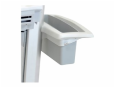 Ergotron SV40 Basket and Handle Kit - Upevňovací komponent (rukojeť, basket) - plast, kov - šedá, bílá - pro StyleView EMR Laptop Cart, SV40