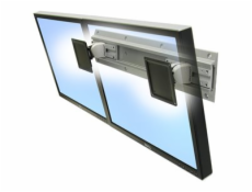 Ergotron Neo-Flex - Montážní sada (2 čepy, nástěnná trasa 26 , 2 zadní držáky racku) - nízký profil - pro 2 LCD displeje - šedá, černá - velikost obrazovky: až 24  - montáž na stěnu