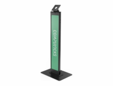 Compulocks BrandMe - Stojan - pro Displej LCD - brandable, with large base plate - černá - velikost obrazovky: až do 32  - podlahové provedení