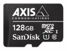 AXIS Surveillance - Paměťová karta flash (adaptér microSDXC na SD zahrnuto) - 128 GB - UHS-I U1 / Class10 - microSDXC UHS-I - černá - pro AXIS D3110, M3085, M3086, M4308, M5075, P3818, Q1656, Q1715, Q
