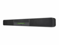 Crestron UC-SB1-CAM - Zvuková lišta - pro konferenční systém - 40 Watt - 2-cestný - dělovinová černá