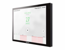 Crestron TSS-770 Series TSS-770-B-S - Pro Zoom Rooms - room manager - bezdrátový, kabelové - 802.11a/b/g/n/ac, Bluetooth - 2.4 Ghz, 5 GHz - 10/100 Ethernet - hladká černá - s světelná lišta TSW-770-LB