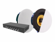 Vision AV-1900+CS-1900 - Reproduktory - pro PA systém - Bluetooth - 60 Watt - 2-cestný - černá, bílá (barva mřížky - bílá)