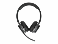 Targus AEH104GL - Náhlavní souprava - náhlavní - upravitelná - Bluetooth - bezdrátový, kabelové - 3.5 mm jack - izolace zvuku - černá