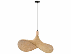 IMMAX BOHO SOMBRERO designové závěsné svítidlo D70cm, E27, přírodní ratan