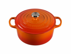 Le Creuset Signature Casserole round 22 cm ofenrot