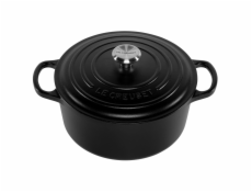 Le Creuset Signature Casserole round 22 cm black