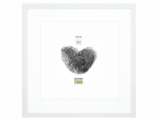 Deknudt S66KF1 P1          30x30 Holz weiß mit Passepartout