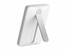Magnetická powerbanka ESR Qi2 MagSlim 5000 mAh se stojánkem (bílá)