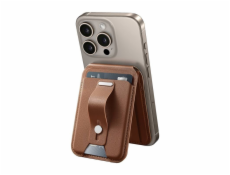 Magnetická peněženka ESR s funkcí stojánku (hnědá)