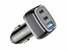 BlitzWolf BW-BC4 115W 3portová nabíječka do auta USB PD