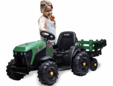 Jamara  Ride-on Traktor Super Load s Anhänger 12V grün