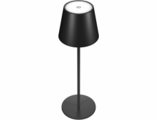 Realpower  LED-Tischlampe dimmbar kalt/warm mit Akku stolní lampa, schwar