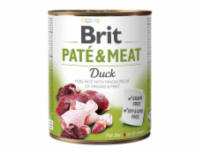 BRIT Paté & Meat with Duck - mokré krmivo pro psy - 800 g