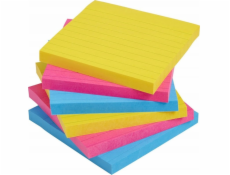 Post-it® Super Sticky XL, KARNEVAL, linkovaný, 101x101mm, 6x90 karet.