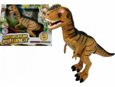 Štíhlý sport Postava dinosaura Tyrannosaura - Pohybuje se, řve, svítí (4552)