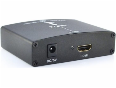Lindy AV adaptér HDMI - D-Sub (VGA) + Jack 3,5 mm černý (38165)