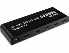 Spacetronik HDMI Splitter 1x4 SPH-RS1042.0 60 Hz 4K HDR