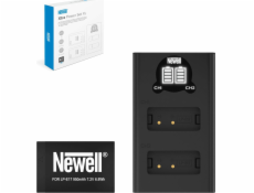 Baterie Newell NEWELL Dvoukanálová nabíječka DL-USB-C a baterie LP-E17 pro Canon