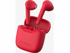 Sluchátka DeFunc Bezdrátová sluchátka DeFunc Bluetooth 5.3 True Lite červená/červená 71465