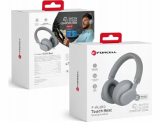Bezdrátová sluchátka ForCell FORCELL F-AUDIO ANC Touch Beat šedá
