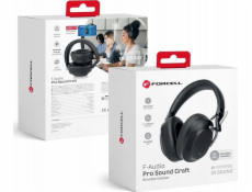 Sluchátka ForCell FORCELL F-AUDIO bezdrátová sluchátka přes uši ANC Pro Sound Craft černá