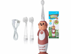 Brush-baby WildOnes Monkey Brown zubní kartáček