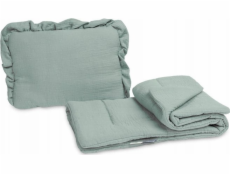 SET KOČÁRKU Sensillo MUSLÍN - KHAKI