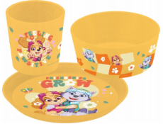 Koziol Sada dětského nádobí: talíř, miska, šálek CONNET Paw Patrol, KOZIOL