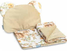 Sensillo SET DO KOČÁRKU VELVET SQUARE BEIGE