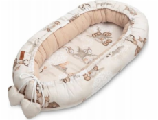 Sensillo COCOON MUSLIN TRAVA HNĚDÁ 80x45