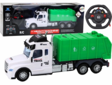 LeanToys dálkově ovládané popelářské auto RC Zelená světla zní