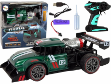 Dálkové ovládání LeanToys Car Sports R/C 1:16 Green Water Steam
