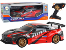 Velké sportovní auto na dálkové ovládání LeanToys 1:10 červené