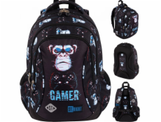 ulice Majewski BATOH 27X38X13 1ZAM 4KAPSY STRIGHT BLUE GAMER