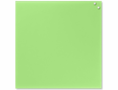NAGA Skleněná magnetická tabule světle zelená 45x45 cm (10750)