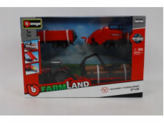 Dárková sada traktoru Bburago Massey Ferguson 8740S BBURAGO